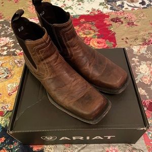 Brown Ariat boots